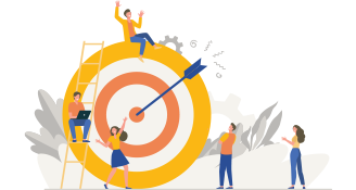 Team focused on Vidcom's vision
